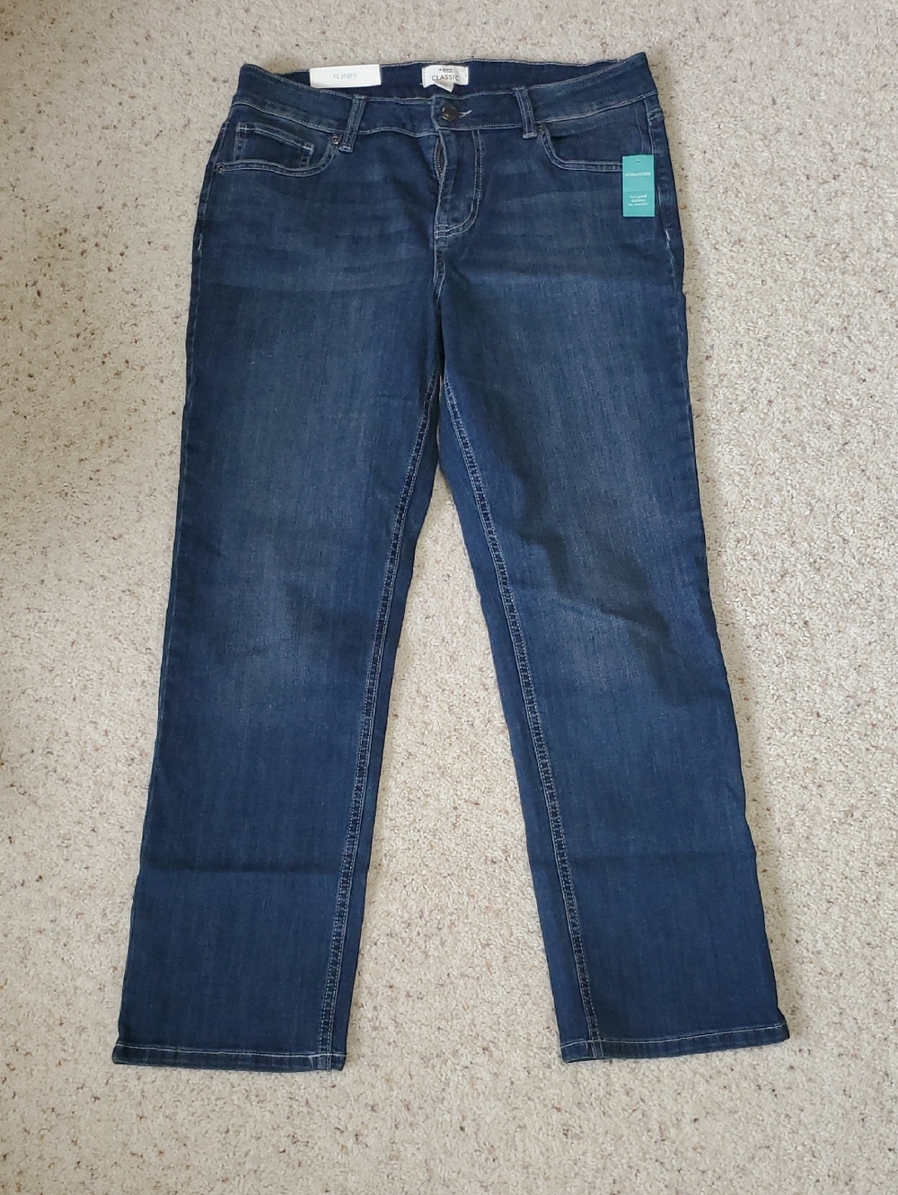 Maurices Dark Blue Straight Leg Jeans